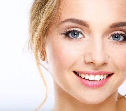Young woman with healthy, attractive teeth