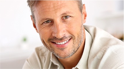 Man with healthy smile